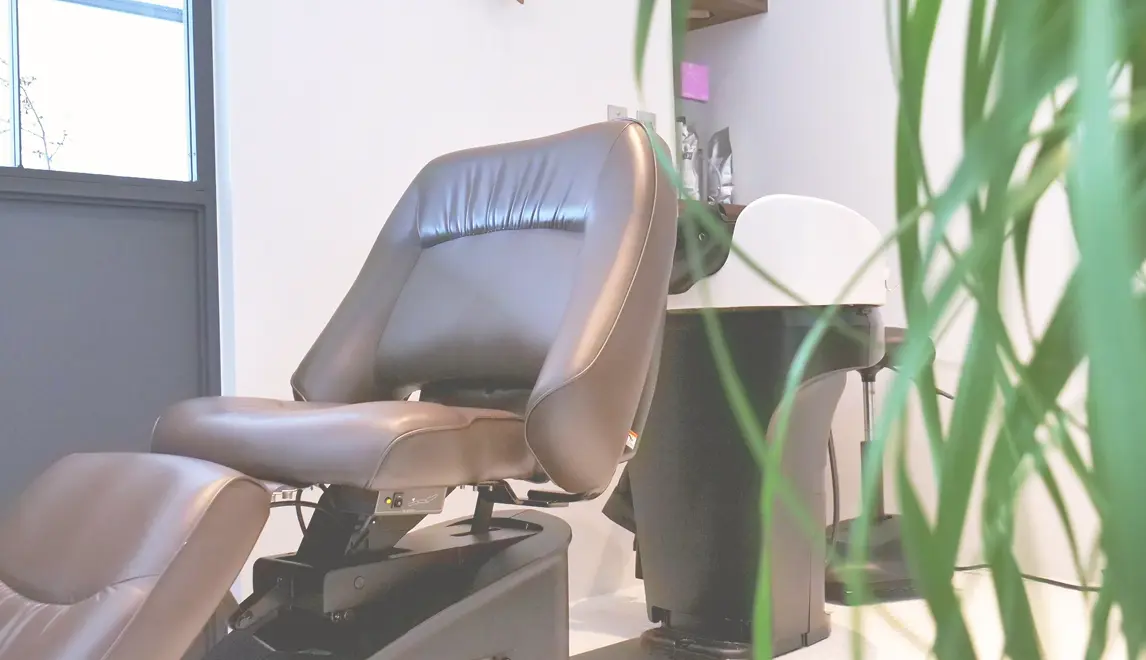 シャンプー台の風景